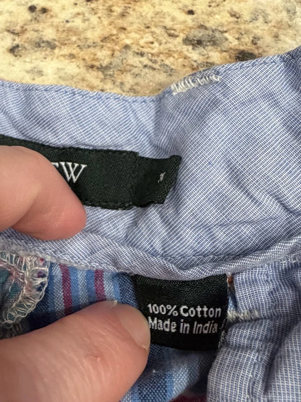 Vintage j.Crew Madras Multi-Color Plaid Patchwork Men’s Shorts Size 36